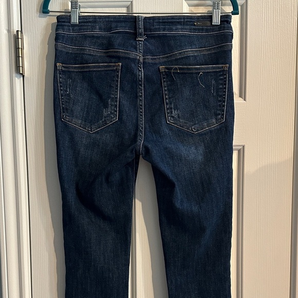 Anthropologie Pilcro High Rise Denim Leggings Casual Women’s 28 Classic - Picture 5 of 11